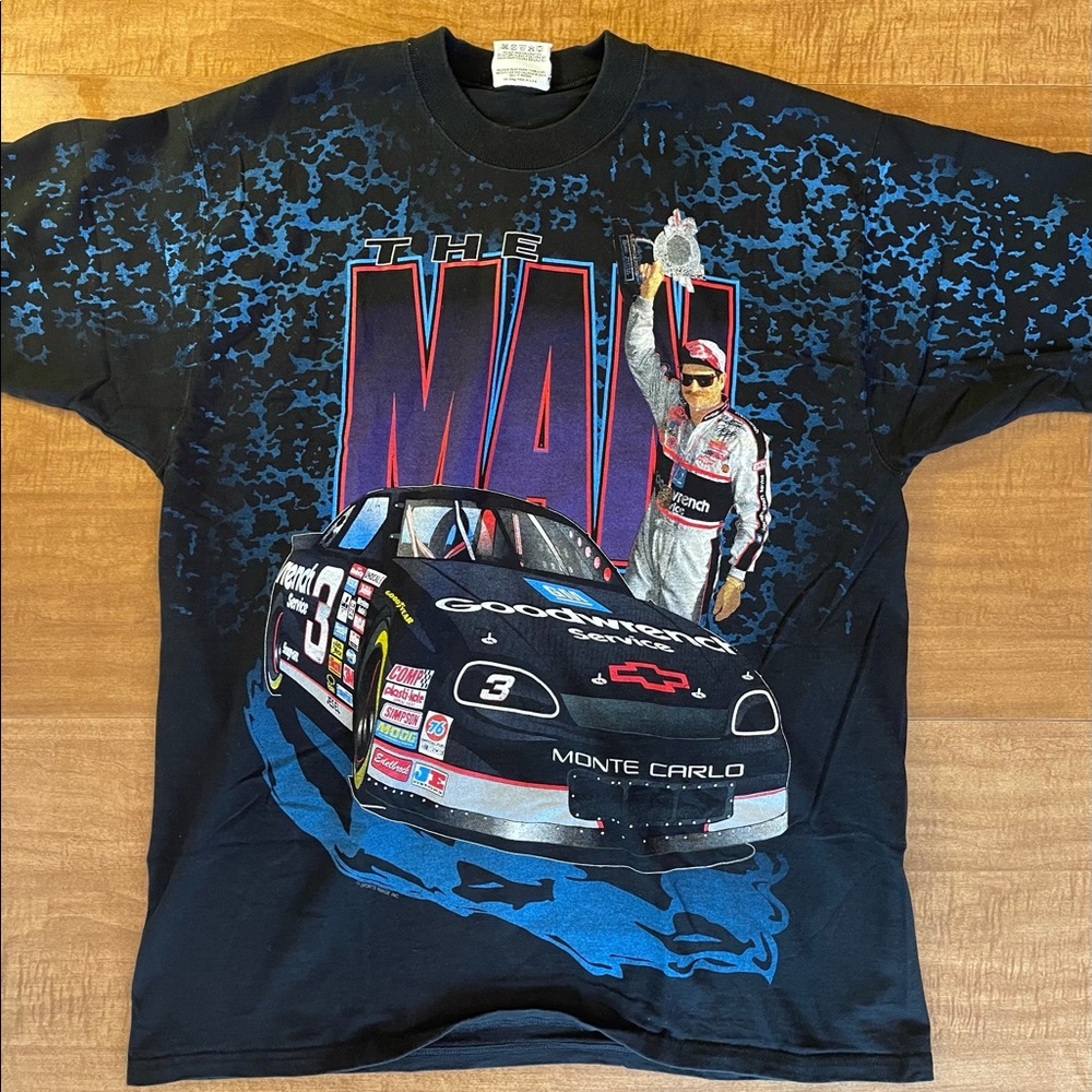 RARE VINTAGE NASCAR #3 DALE EARNHARDT 90s T-SHIRT